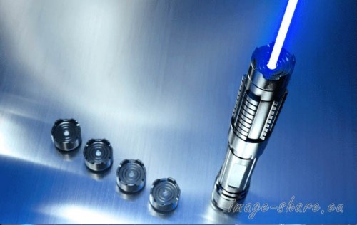 http://www.htpow.com/high-powered-30000mw-blue-laserpointer-445nm-worlds-brightest-p-1027.html
The most powerful laser pointer