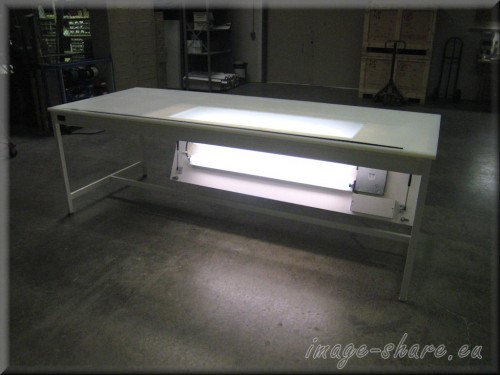 bench a109p LT Light Table Bottom Access