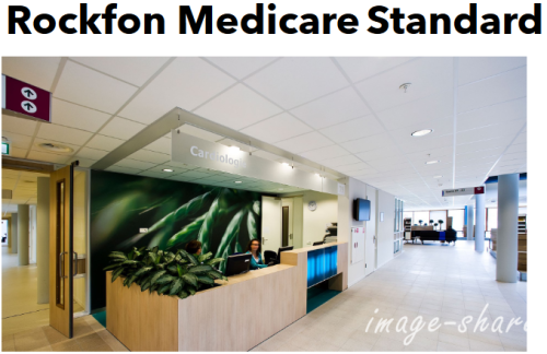 Rockfon  Medicare  Standard  provides  outstanding clean ability, high acoustic absorption and provides no sustenance  for  mould  or  bacteria  for  general  use  in medical  projects  where  a  cleanable  tile  is  required. Visit https://bit.ly/3eJrEiI for more detail.