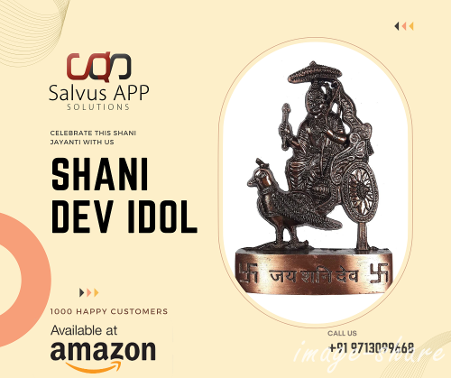 Traditional Metal Lord Shree Jai Shani Dev

https://www.amazon.in/dp/B079ZWSMF9

Metal Shani Dev Statue in Fine Finishing and Decorative for Keeping in Home and for Decoration and for gifting to households during Festival and Decorating Purpose and can also be given as Can be kept in Offices or Home Temples for Decorative Purpose and can also be given as a Soveniur. Clean with Dry Cloth. The metalworkers use traditional sand casting techniques to create this highly detailed statue. The dimension of these statue measures is 11 cm length and 7.5cm width.

#shanidev