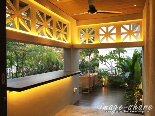 Balcony in style 20 Extended Living Room Garden