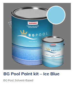 ICE Blue BG Pool Paint Kit