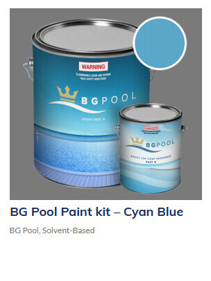 Kit Cyan Blue BG Pool Paint