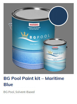Maritime Blue BG Pool Paint Kit
