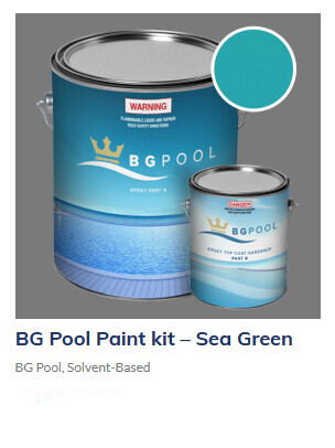 Sea Green BG Pool Paint Kit