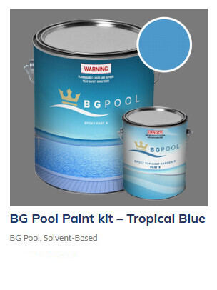 Tropical Blue BG Pool Paint Kit